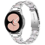 Diamond Bracelet Samsung Galaxy Watch 5 40mm Silver Pearl