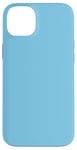 Coque pour iPhone 14 Plus Couleur bleu ciel simple