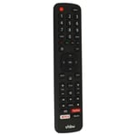 vhbw Télécommande compatible avec Hisense H43A6120, H43AE5500, H43AE6000, H43AE6030, H50A6100, H50A6120 télévision,TV