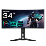 Gigabyte 34" CURVE OLED UWQHD 240Hz/0.03ms/USB-C/HP