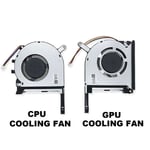 For ASUS ROG ASUS TUF Gaming FX505/A15 FA506IU 4 Pin CPU GPU Laptop Cooling Fan