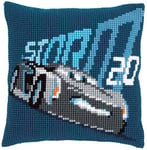 Vervaco Kit de Coussin au Point de Croix, Disney, Cars - Jackson Storm