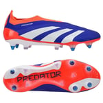 adidas Predator Elite Laceless SG Advancement - Lucid Blue/Vit/Röd - Soft Ground (SG), storlek 40⅔