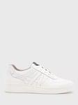 AllSaints Vix Low Top Leather Trainers, White