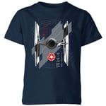 Star Wars Andor Tie Fighter Kids' T-Shirt - Navy - 7-8 Years - Navy