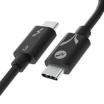 Câble USB C Thunderbolt 3, Certifié Intel, Type C Charge Rapide100W/40Gbps/5K UHD, Câble USB-C vers USB C Compatible pour Moniteur, écran Studio, M1 M2 Macbook, SSD, eGpu, Station D'accueil (CB-T320)