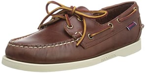 Sebago Docksides Portland Waxed, Chaussures bateau Homme, Marron (Brown 900), 39 EU