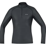 GOREWEAR M GORE® WINDSTOPPER® Base Layer Thermo Maillot ras du cou, Black, S