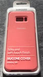 100 X Genuine  Samsung S8 Plus Silicone Phone Case Cover Pink EF-PG955TPEG