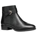 Geox Femme D Felicity A Bottes de Cheville, Noir, 40 EU