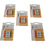 Vhbw - Lot de 20 batteries aaa, Micro, R3, HR03 800mAh pour téléphone fixe Siemens Gigaset A510H, A510 Duo, A600A, A400, A420, A580, A585