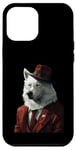 iPhone 12 Pro Max Samoyed Dog Suit Case