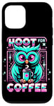 iPhone 14 Funny Owl Hoot For Coffee Lovers Case