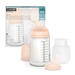 Suavinex, Pack Biberon Anti Colique Zero Zero Débit Moyen. Biberon 270 ml avec Tétine à Débit Moyen + Rechange Tétine à Débit Moyen + Rechange Poche Anti Colique, pour Bébés +3 Mois