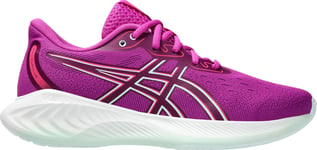 Asics Gel Cumulus 26 GS Junior Running Shoes Pink Kids Cushioned Carbon Trainers