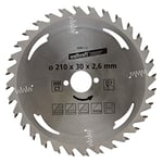 wolfcraft TC Circular Hand Saw Blade, Silver Series I 6481000 I Easy, Fast cuts