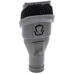 Vhbw - Brosse combinée 2-en-1 brosse pour meubles, pinceau suceur pour aspirateur Dyson V6 Digital Slim Flexi, V6 Flexi, V6 Fluffy, V6 Fluffy +