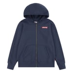 Levi's® Boxtab sweatshirt med full dragkedja - Dress Blues