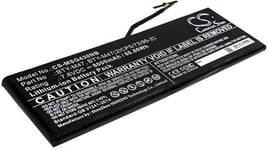 Kompatibelt med Terrans Force S4-1060-77SH1, 7.6V, 8000 mAh