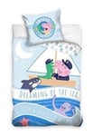 Peppa Pig George Happy Baby Toddler Bedding Set 100% COTTON Cot Cotbed boat sea