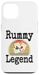 iPhone 13 Funny Rummy Legend Card Game Winner Winning Game Night Dad Case