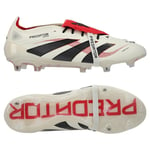 adidas Predator Elite Fold-over Tongue Fg Champagne - Vit/svart/pure Ruby - Gräs (Fg), storlek 44