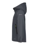 Icepeak lasten softshell-takki Kline 51897-4*270, harmaa/ kirkkaanvihreä 6438549510096