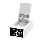 3 in 1 Wireless Bluetooth Speaker with Loud Alarm Clock Cell Phone Stand TF1802