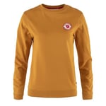 Fjallraven 87230-166 1960 Logo Badge Sweater W Sweatshirt Women's Acorn Size XS