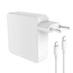 Compatible avec Chargeur Mac Book Pro,Chargeur USB C 96 W pour Mac Book Pro 16/15/14/13"", Mac Book Air 2020/2019/2018, Compatible avec iPad Pro 12.9/11"", avec câble de Charge USB C vers C de 2 m