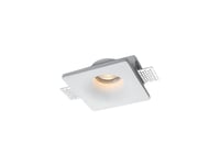 Domoletti Recessed Light Gypsum Gu10 Square White