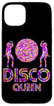 Coque pour iPhone 15 Plus Super soirée des années 70 avec Natural Diva Afro Disco Queen