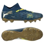 PUMA Future 7 Match Fg/ag Njr Bna - Sailing Blue/marine Blue/pele Yellow/grassy Green/gull Limited Edition, størrelse 40½