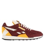 Reebok Mens Classic Leather Pump Shoes in Burgundy material_Synthetic - Size UK 5.5