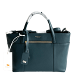 RADLEY Porchester Square Green Leather Medium Multiway Bag With Dust Bag - New