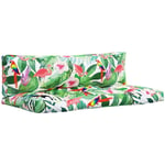 Vidaxl - Coussins de palette 2 pcs multicolore tissu Oxford Vert et rose