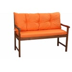 Coussin pour banc extérieur 160 x 60 x 50cm, coussins balancelle 3-2 places, coussin pour banc de jardin Orange