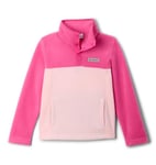 Columbia Steens Mtn 2 1/4 Snap Fleece Pull-Over Youth Unisex Fleece Pull Over, Colour Satin Pink/Pink Ice, Size XL