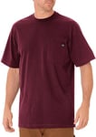 Dickies Men's Heavyweight Crew Neck Short Sleeve Tee Big-Tall T-Shirt, Burgundy, 3XL