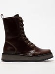 Fly London Rami043fly Lace Up Boot - Dark Brown, Brown, Size 8, Women