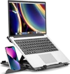 Support pour ordinateur portable pour bureau, support pour ordinateur portable pour MacBook Pro et Air 13 15 17 pouces, réglables