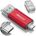 THKAILAR USB Stick 512GB USB C Memory Stick,USB 3.1 Flash Drive 2 in 1 Dual Type-C OTG Thumb Pen Drive USB-C Key Data Storage for Android phones/PC/Tablets/TV/Laptops