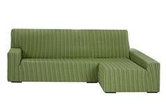 Martina Home Housse élastique pour canapé Chaise Longue Bras Droit 32x42x17 cm Vert