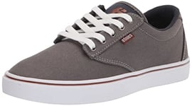 Etnies Homme Fuerte Chaussure de Skate, Gris, Bleu Marine, Blanc, 40 EU