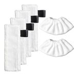 6PCS Replacement Steam Cleaner Floor Mop Cloth for  SC2 SC3 SC4 SC5 Vacuum3284