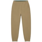 Pantalon Lacoste  PANTALON DE JOGGING  FEMME EN COTON MÉLANGÉ UNI BEIGE