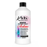 KATO ACETONE 100% SUPER FAST NAIL POLISH REMOVER AND STICKY RESIDUE  500ML  UK