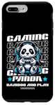 Coque pour iPhone 7 Plus/8 Plus Graphique de jeu vidéo Panda Gaming pour hommes, garçons, femmes, enfants