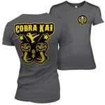 Hybris Cobra Kai Kickback Girly Tee (HeatherGrey,XL)