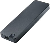 Kannettava ulkoinen SSD-kiintolevy – USB 3.1 Type C -tietotallennuslevy tietokoneen varmuuskopioasema, 2 Mt:n ulkoinen SSD 1 kpl (2 Tt, musta harmaa)